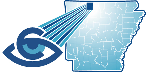 Map showing the location of Harrison in Arkansas.